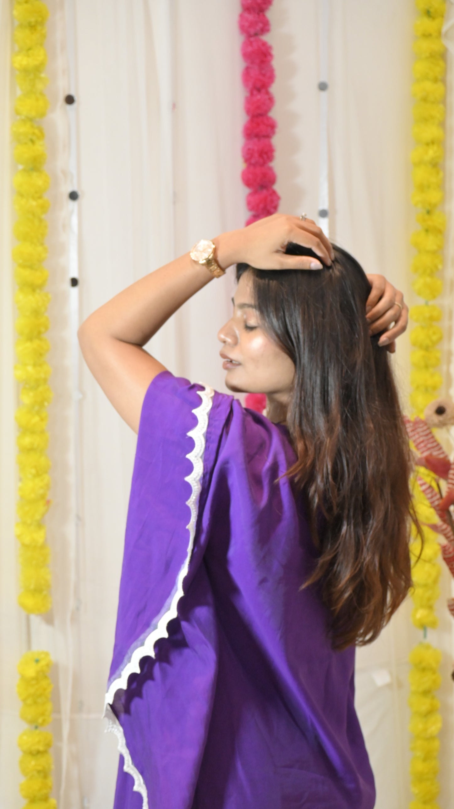 Blush Gold Embroidered Festive Dress – Rakhi Edit ’25 | Rivaaz by Sakshi