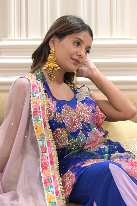 Chandi Raatein - Karwachauth Plazo Set