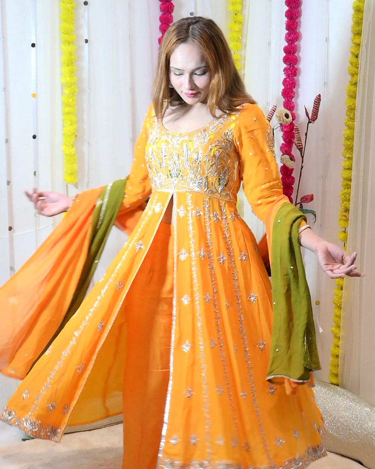 Tilla & Gota Work Festive Dress – Rakhi Edit ’25 | Rivaaz by Sakshi