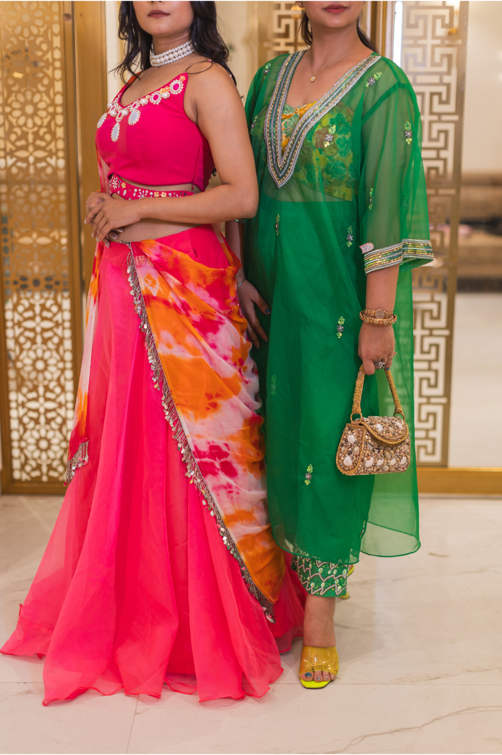 Royal Hibiscus Signature Lehenga