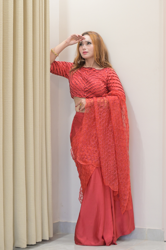 Silk Essence Designer Saree by Rivaaz by Sakshi