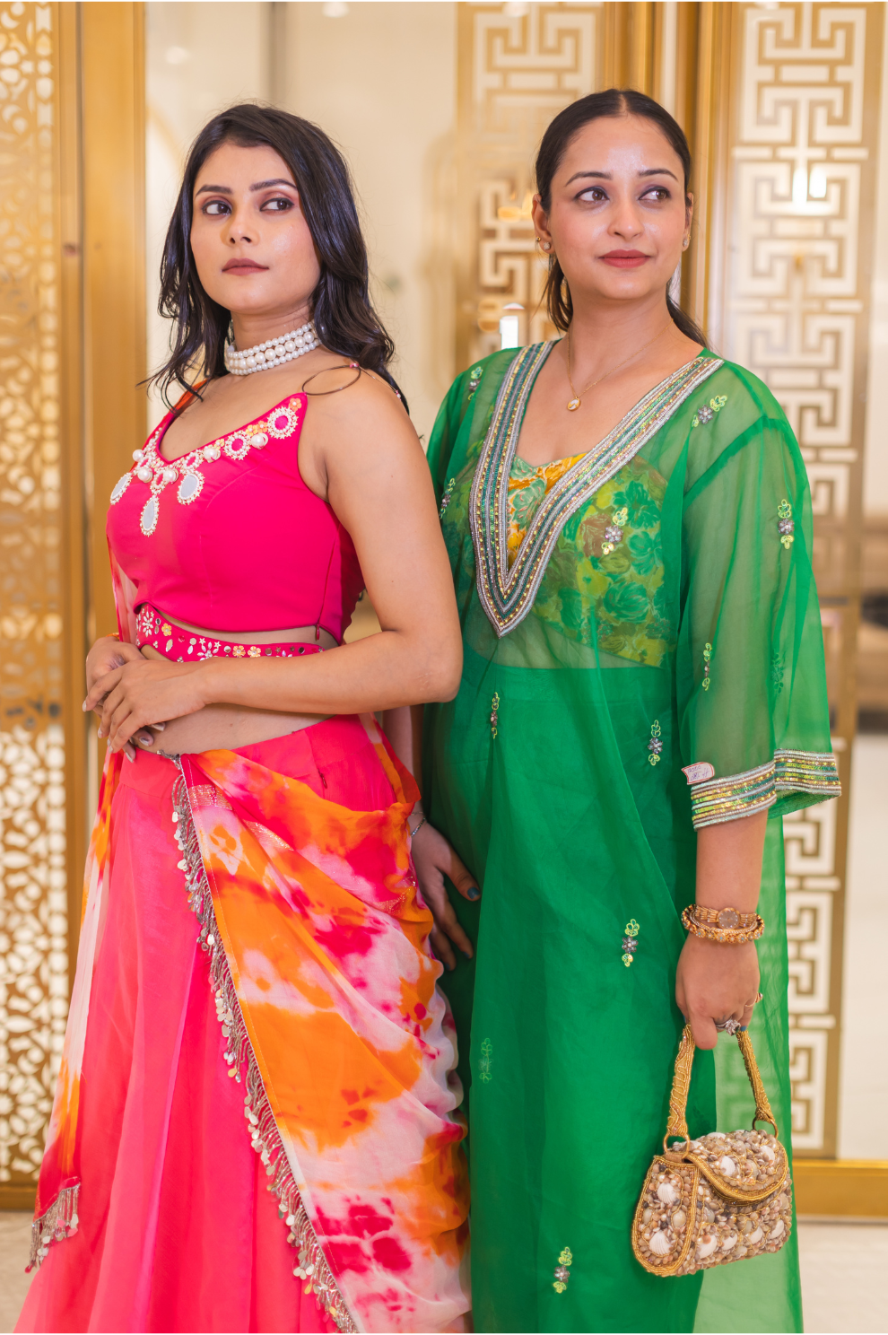 Royal Hibiscus Signature Lehenga