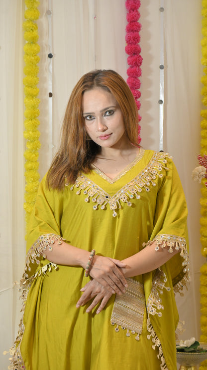 Gold Zari & Gota Work Saree – Rakhi Edit ’25 | Rivaaz by Sakshi